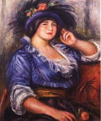 Auguste renoir Young Girl with a Rose Spain oil painting art